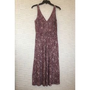 J Crew V Neck Floral Print Dress size 2